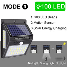 Cargar imagen en el visor de la galería, LÁMPARA SOLAR PS009 DE EXTERIOR SENSOR TOTAL
