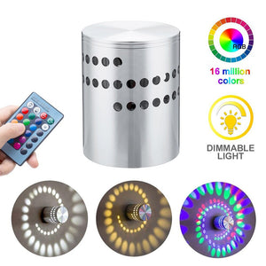 LÁMPARA ESPIRAL LED REMOTA LER33